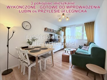 3-pokojowe mieszkanie po remoncie, jasne i przestronne zapraszam mieszkanie Lubin, Przylesie