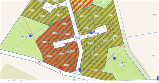 działka na sprzedaż 1243m2 działka Kozin