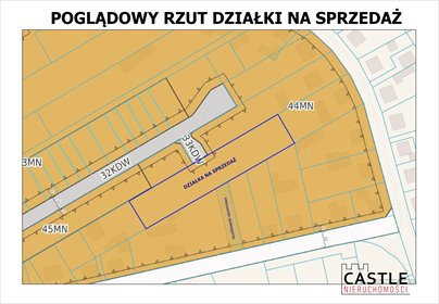 Do sprzedania atrakcyjna działka 2601 m² w Bninie działka Kórnik, Bnin