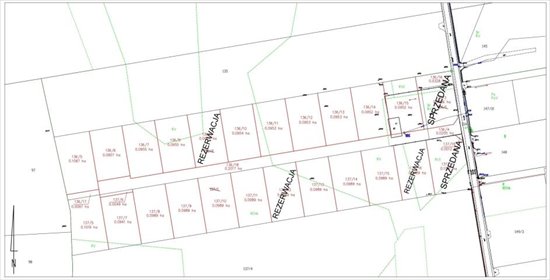 działka na sprzedaż 955m2 działka Kolno