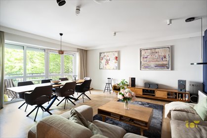 Przestronny apartament 140 m² z balkonami i garażem mieszkanie Warszawa, Praga-Południe Saska Kępa, Jakubowska