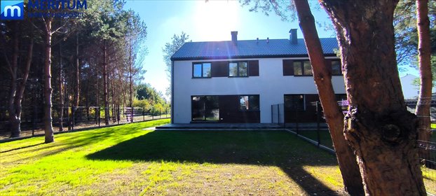 Nowoczesny bliźniak 148 m2 na dużej działce z garażem i bliskością A2 dom Wólka Grodziska