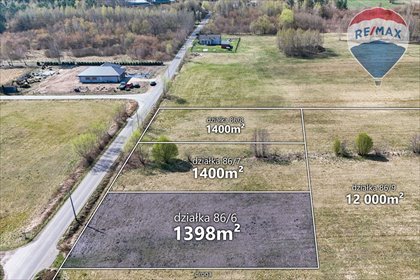 Działka 1398 m² z warunkami zabudowy, dostęp do drogi - polecam! działka Ładne