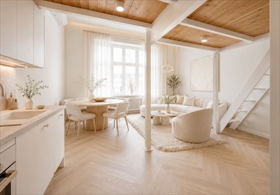 Stylowe 36 m² po remoncie w zabytkowej kamienicy mieszkanie Kraków, Podgórze, Kalwaryjska