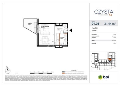 mieszkanie na sprzedaż 31m2 mieszkanie Wrocław, Stare Miasto, Czysta