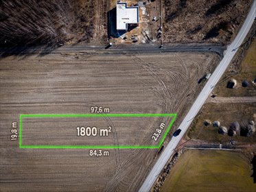 działka na sprzedaż 1800m2 działka Michałówek
