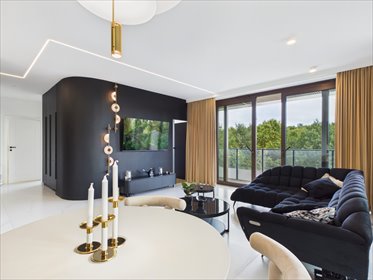 Na wynajem nowoczesny apartament 74 m² z tarasami i pełnym wyposażeniem mieszkanie Gdańsk, Przymorze Wielkie, Czarny Dwór