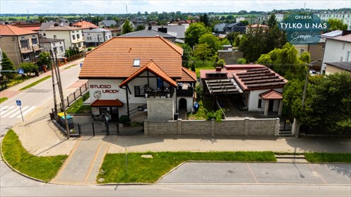 Nowoczesna rezydencja 244 m² z możliwością podziału na dwa mieszkania dom Brzeziny, Różana