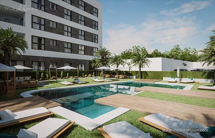 Nowoczesne apartamenty z tarasami i solarium w Guardamar mieszkanie Guardamar del Segura