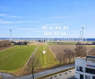 działka na sprzedaż 7000m2 działka Dąbrówka Sieradzka
