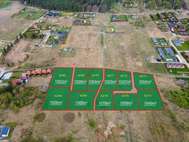 Do sprzedania działka 1037 m² w Rusinowie z możliwością zabudowy działka Rusinowo