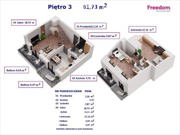 mieszkanie na sprzedaż 62m2 mieszkanie Puck, Wejherowska