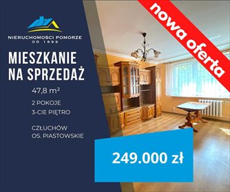 mieszkanie na sprzedaż 48m2 mieszkanie Człuchów, os.Piastowskie
