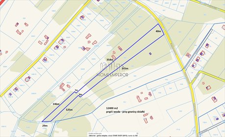 Na sprzedaż działka 12400 m² w Stare Budy z mediami działka Stare Budy, Radziejowicka
