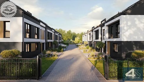 Nowoczesny dom 148 m2 z garażem, stan deweloperski dom Konstantynów Łódzki, Narutowicza