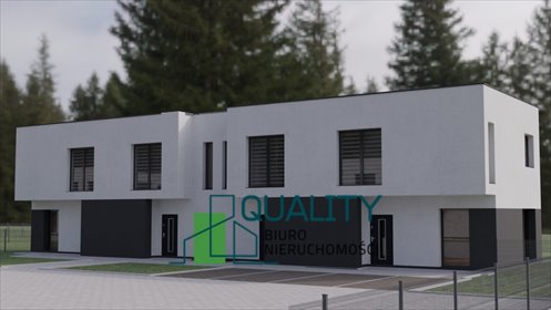 Nowoczesny dom szeregowy 84 m² z ogródkiem i parkingiem dom Słonawy