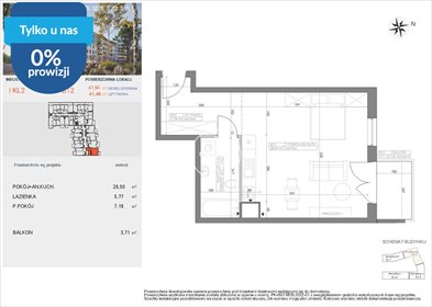 Przestronne 41,46 m² w Bocianowie – idealne dla singla lub pary mieszkanie Bydgoszcz, Bocianowo, Pomorska