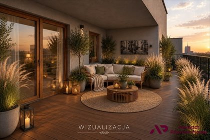 Przestronny apartament z tarasem 50 m² i miejscem parkingowym mieszkanie Poznań, Łazarz, Łazarz, Gąsiorowskich