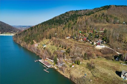 Atrakcyjna działka inwestycyjna pod hotel z widokiem na jezioro działka Międzybrodzie Bialskie