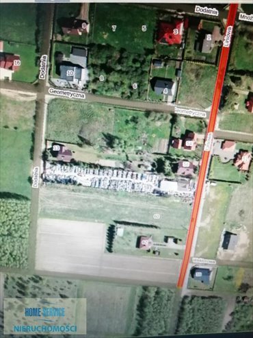 działka na sprzedaż 1018m2 działka Białystok, Dojlidy Górne, Liniowa