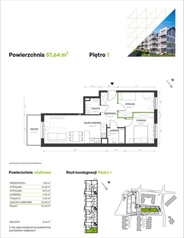 mieszkanie na sprzedaż 58m2 mieszkanie Wrocław, Maślice, Augustowska