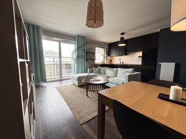 Nowoczesne 2-pokojowe mieszkanie 51,73 m² z balkonem, klimatyzacją i garażem - zapraszam mieszkanie Wrocław, Krzysztofa Komedy