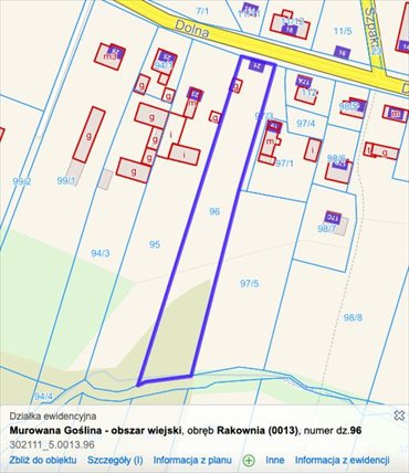 działka na sprzedaż 3228m2 działka Rakownia, Dolna