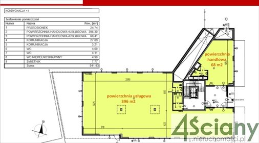 lokal użytkowy na wynajem 396m2 lokal użytkowy Warszawa, Wola