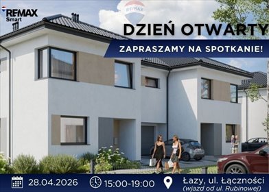 Nowoczesny dom bliźniak z ogrodem i tarasem w Łazach dom Łazy, Łączności