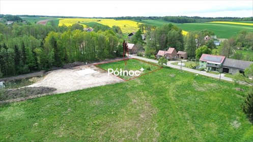 Działka budowlana 1585 m² z dojazdem asfaltowym działka Gościszów