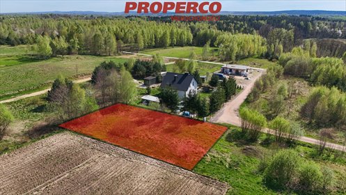 Działka 1000 m² z mediami, planem zagospodarowania działka Bęczków