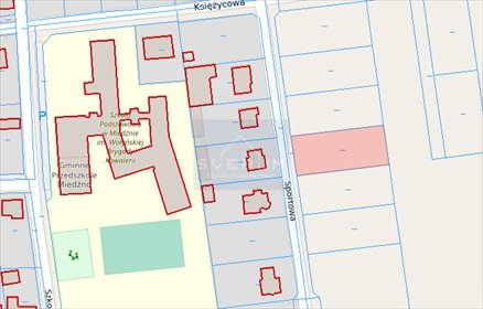 działka na sprzedaż 1029m2 działka Miedźno, Sportowa