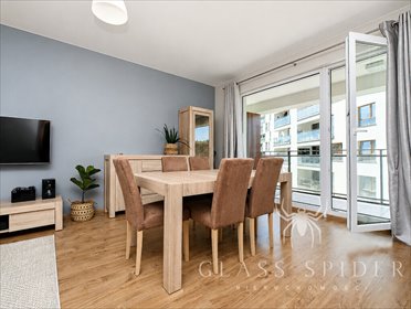 Na wynajem przestronne 2-pokojowe mieszkanie z dużą loggią 54 m² mieszkanie Warszawa, Praga-Południe, Jana Nowaka-Jeziorańskiego