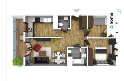 mieszkanie na sprzedaż 60m2 mieszkanie Rzeszów, Graniczna