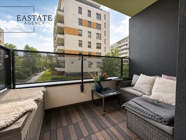 Wynajem 45 m² na Mokotowie (balkon, nowoczesne wykończenie) mieszkanie Warszawa, Mokotów, Komputerowa
