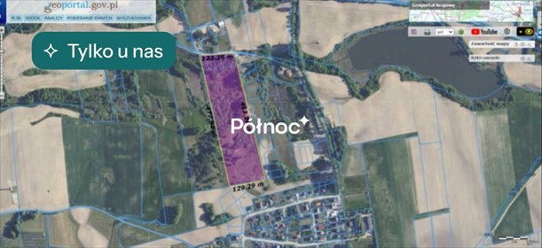 Malownicza działka 65 156 m² z MPZP - lasy jeziora i możliwości działka Niewolno