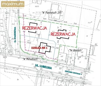 działka na sprzedaż 891m2 działka Biłgoraj