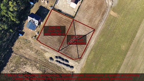 Działka budowlana 1127 m² w Sapowicach z mediami i lasem działka Sapowice