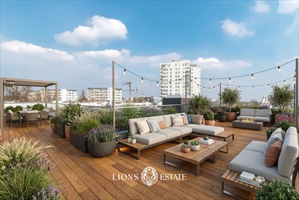 Polecam ekskluzywny 320 m² apartament z tarasem, windą i gabinetem mieszkanie Warszawa, Mokotów Stary Mokotów, Biały Kamień