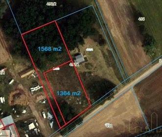 działka na sprzedaż 1364m2 działka Nowe Tłoki, Nowe Tłoki