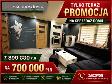 Dom wolnostojący 116 m² na działce 3000 m² (Szabda) dom Szabda