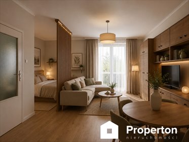 Na sprzedaż funkcjonalne mieszkanie 35,16 m² z balkonem w Skawinie mieszkanie Skawina, Jarosława Dąbrowskiego