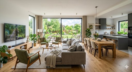 Na sprzedaż nowoczesny dom 87,65 m² z ogródkiem w Wawer mieszkanie Warszawa, Wawer, Poprawna