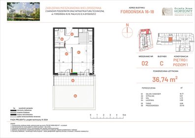 mieszkanie na sprzedaż 37m2 mieszkanie Bydgoszcz, Fordońska