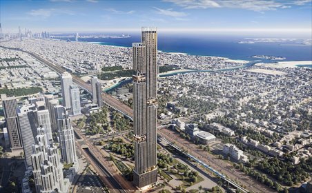 Luksusowy 3-pok. apartament z panoramicznymi widokami na Downtown mieszkanie Business Bay, Business Bay, Business Bay, Dubaj