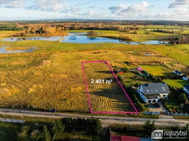 działka na sprzedaż 2401m2 działka Łęgi