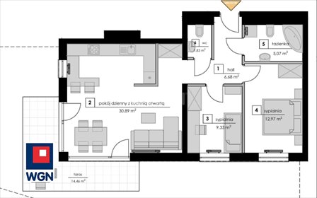 mieszkanie na sprzedaż 67m2 mieszkanie Piotrków Trybunalski, Park Belzacki