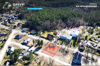 działka na sprzedaż 903m2 działka Korzybie