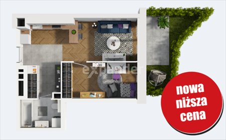 mieszkanie na sprzedaż 38m2 mieszkanie Kraków, Stare Podgórze, Rydlówka