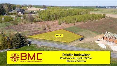 Zapraszam do zakupu działki 972 m² z projektem i pozwoleniem w Kłobucku działka Kłobuck, Zakrzew